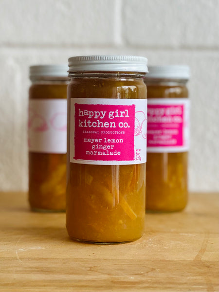 Meyer Lemon Marmalade with Ginger